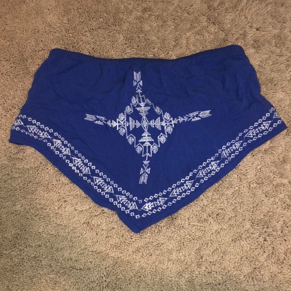 Royal Blue LF Crop Top - Picture 1 of 4